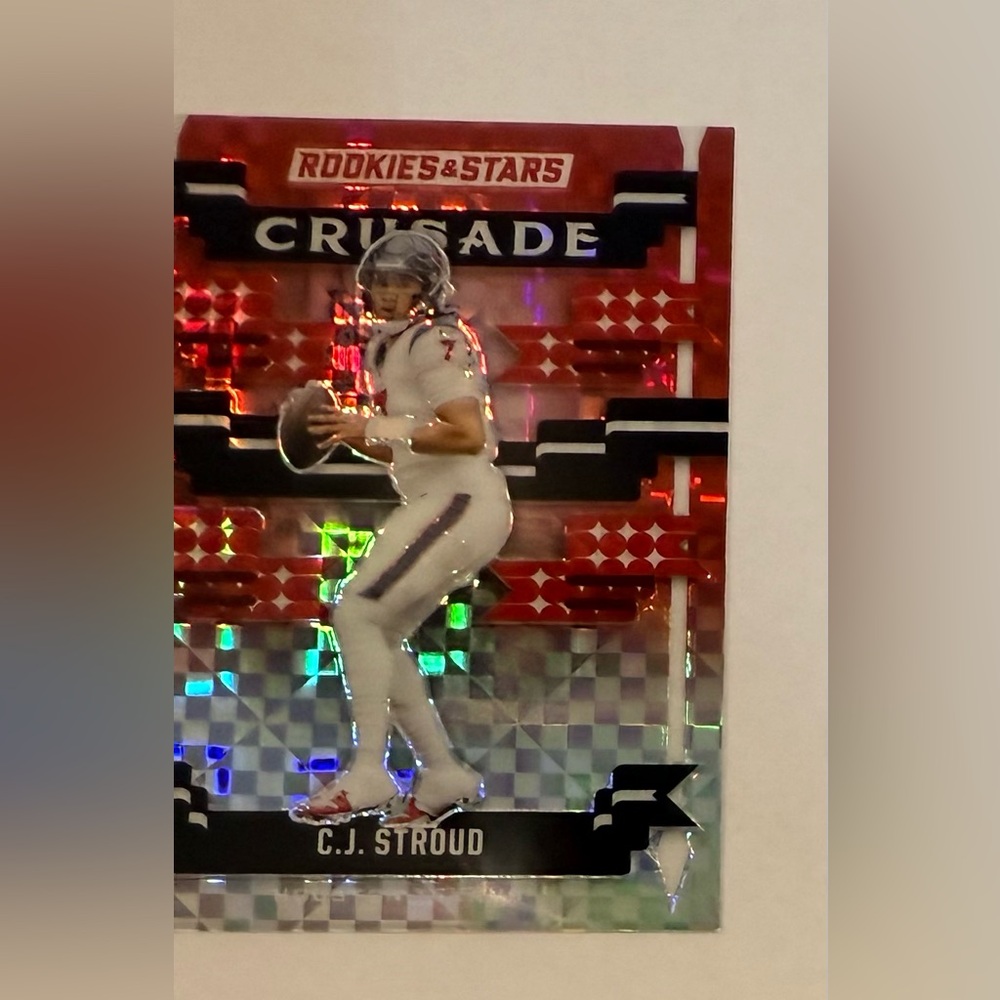 2024 Panini Rookies & Stars Crusade Card - Red and Silver CJ. Stroud # C-CSD - Picture 5 of 8